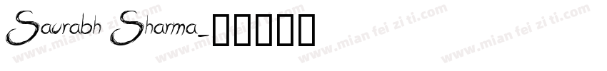 Saurabh Sharma字体转换